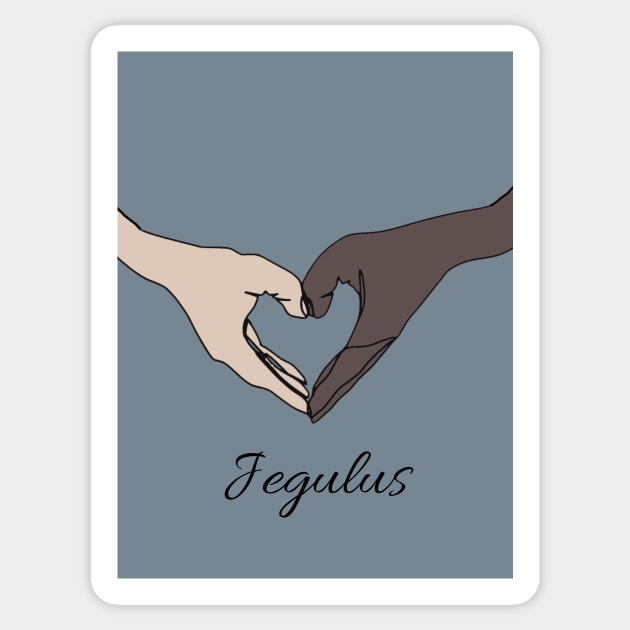 Jegulus Hands Sticker by ThePureAudacity